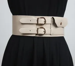 Fashion Women Alloy Belt Leaf Shape Elastic Waistband Dress Skirts Decors Solid