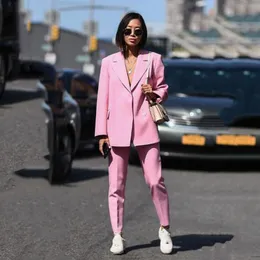 ensemble costume femme rose