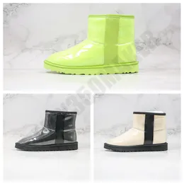 bottines transparentes plates
