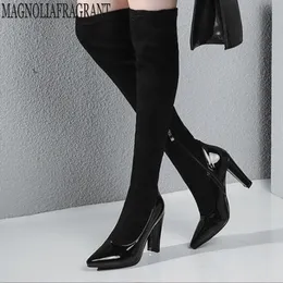 bottes femme large