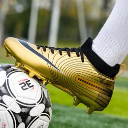golden soccer shoes