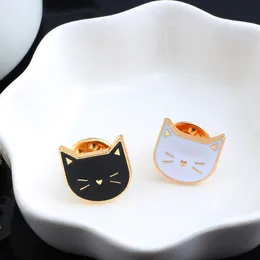 Cring Coco Vintage Cute Cats Brooches Enamel Fashion Brooch Pin Up Classical Accessories Sweater Decoration Pins Banquet Weddings Accessories