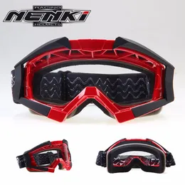 TWO-X Race Cross Goggles Factory Black White Glass Mirrored Green MX Goggles Motocross Enduro Mirror Glass Motorcycle Goggles Anti Scratch MX Protective Goggles