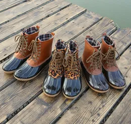 leopard duck boots wholesale