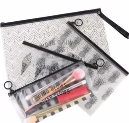 Trousse vide fermeture eclair pour 15 outils pinceaux crayons stylos maquillage