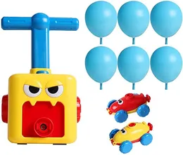 auto giocattolo con palloncino a potenza inerziale Auto a palloncino con torre di lancio divertenti giocattoli educativi Regali per bambini Ragazzi verde auto aerodinamiche con 12 palloncini 