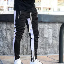 mens skinny black joggers