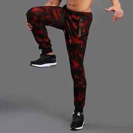 red camo joggers mens