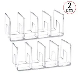 100 Pcs Porte-étiquettes En Plastique Transparent Signe Support D Etiquette De Prix Pince 90139872