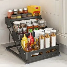 Organisateur de tasses et d'assiettes pour armoire de cuisine et