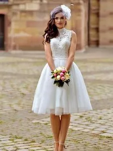 short wedding dresses dhgate 2013 Fall Wedding Dresses Bateau Short Sleeves Tulle Beaded Pearl Court Train Tulle Beach SummerGown From Weddingindream, $256.63