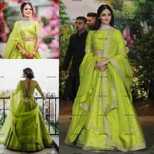 Green Indian A Line Wedding Dress, 2 In 1... From Alegant_lady, $206.04 |  DHgate.Com