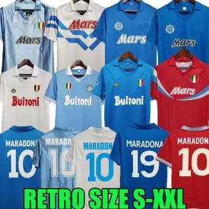 Vintage Napoli Soccer Jersey - 1987-1991 Retro Kit, Maradona
