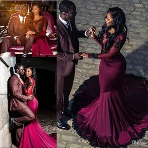 Maroon and black prom hotsell