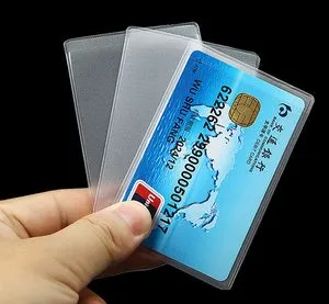 plastic sleeves for credit cards 2 Clear Sleeves Plastic 6 page Insert Replacmet Credit Card Holder for  Trifold