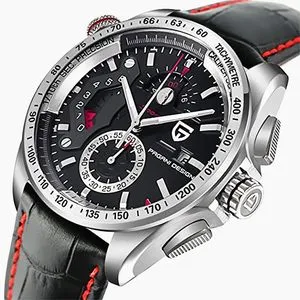 新品】Pagani Design クロノグラフ エキゾチックダイヤル レザー