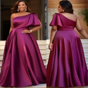 2026 Plus Size Fuchsia A Line Mother Of Bride Dresses From