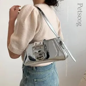 Wallet shoulder bag／silver Buy Silver Leather Cross Body Bag from Next USA