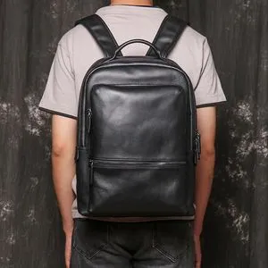 【DECADE】Cow Leather Back Pack Ruck 防水レザー DECADE（ディケイド）の「DECADE ナイロン×レザーバックパック