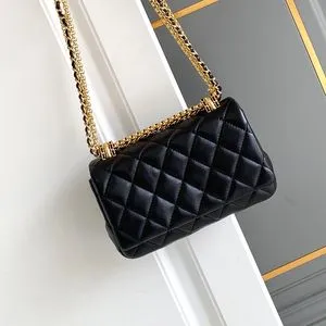 Designer Chain Bag Elegant Lambskin Shoulder Bag, Luxury Designer Chain Bag Elegant Lambskin Shoulder Bag, Luxury