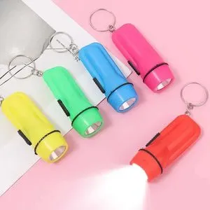 HOMSFOU 10-Pack Mini Keychain Flashlights - Portable Pocket LED Light For Camping, Hiking, Emergencies (Mixed Colors, 6x2cm) - View #6
