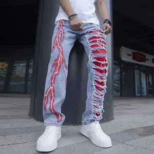 CONP 24SS Ripped Detail Jeans 破れたジーンズ CONP 24SS Ripped Detail Jeans 破れたジーンズ CONP 24SS