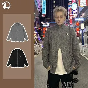 Y2K Harajuku Cardigan for Men - Spring Fashion Sweater
