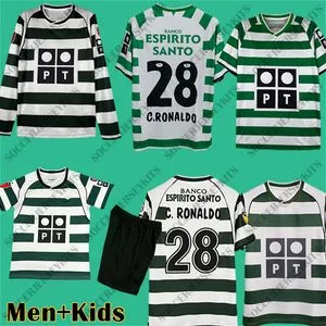 2002-03 Sporting Lisbon Home Shirt Ronaldo 28 Rookie
