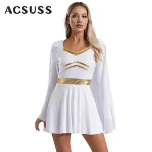 long sleeve greek goddess dress Bell Sleeve Goddess Dress  Empire Waist Boho Maxi Dress  Flowy Long  Sleeve Festival Dress  Sustainable Elegant Wedding Guest Dress