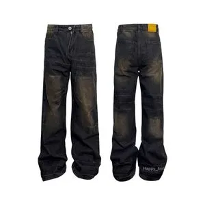 【SATIIIZ】Tehe Pintuck Non-fade Denim Pants SATIIIZ】Tehe Pintuck Non-fade Denim Pants (SATiiiZ/デニム