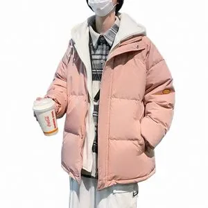 Oversized Mens Winter Parka - Hooded Streetwear Jacket, Warm