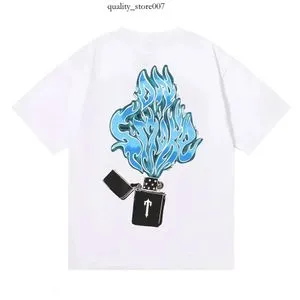 TRAPSTAR☆ETERNAL FLAME TEE Tシャツ 2色【UK発】 Trapstar Eternal Flame Tee White