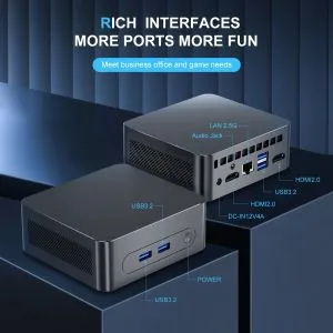 Alder Lake N95/N100 Mini PC Windows 11 Pro DDR4 3200MHz 8GB 128GB