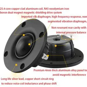 CHOOYO 2Pcs Tweeter 2 Inch 6 Ohm 30W Dome Silk Film Tweeter India