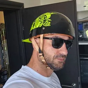 backwards hat motorcycle helmet Baseball Cap Style DOT The Premium Baseball Cap Motorcycle Helmet is more than just a protective gear Slugger Helmet Royal / Large