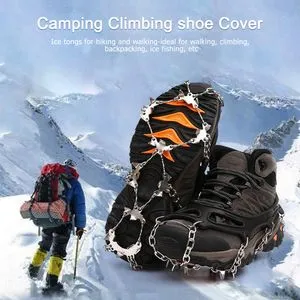 Crampon Course Hiver HUAYE BRS 14 Teeth Ice Ons Snow Skid Spikes