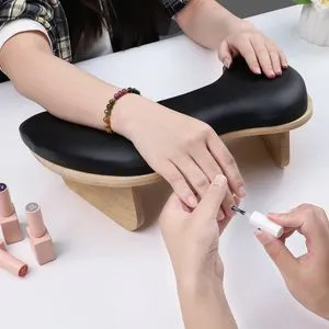 Frcolor Nagelkunst Handauflage Aus Silikon – Schwarz, Herzform, Ca. 40x30 Cm, Für Maniküre & Nail Art