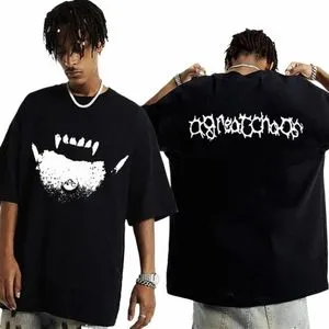 DHgate.com:Mens Opium Print Cotton T-Shirt - Streetwear