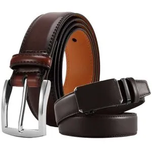 ☆送料・関税込☆INSTANTFUNK★Thick leather belt★ High-Quality Genuine Leather Men's waistline belt with