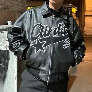 ジャケット・アウター Y2K gimmick leather riders zip archive y2k archive Gimmick fake Leather Jacket - メルカリ