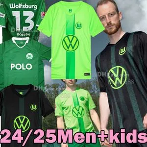 09-10 vintage CL WOLFSBURG HASEBE 13番 Wolfsburg 2011-12 Home Shirt (Hasebe #13) ((Good) M