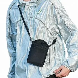 もち♡基本翌日発送 DHgate.com:Nylon Crossbody Bag with Zipper - Lightweight