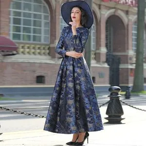 【店舗限定色】Winter Floral Long-sleeve Dress M 300x300-f3-albu-jc-o-24-