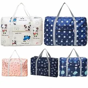 Oxford Foldable Travel Bag for Clothes - Water-Resistant