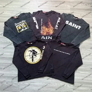 DHgate.com:Vintage Style Long Sleeve T-Shirt: Mens Cotton