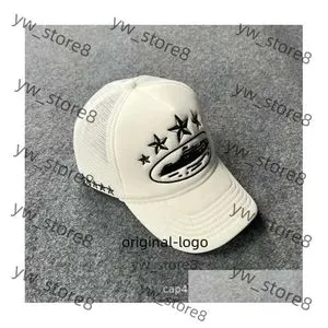 帽子 momentel Star drawing mesh cap Five Star Mesh Cap – blue iris