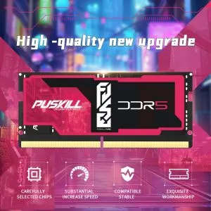 PUSKILL DDR5 Laptop Memory Module 8GB 16GB 32GB 4800MHz 1.1V 260