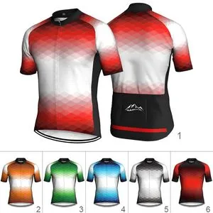 Pro Cycling Jersey: Breathable Fabric, Quick-Dry, Reflective
