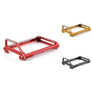 RC Car Upgrade Parts Metal Transmitter Protector Frame For Flysky Noble NB4 RC Car - Red Aluminum Alloy Upgrade Part Aluminum Alloy Controller Guard