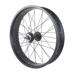 26in Fat Bike Front Wheel 4.0/4.9'' Tire Snow Bike Rear Wheel Aluminum Alloy Beach Bike Wheelset Disc Brake Hubs QR 135mm/190mm 36H For 7-12S Cassette